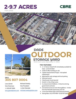 More details for 13045 Cairo Ln, Opa Locka, FL - Land for Lease