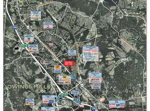 10809 Reisterstown Rd, Owings Mills, MD - aerial  map view