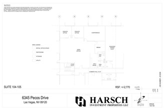 6345 S Pecos Rd, Las Vegas, NV for lease Site Plan- Image 1 of 1