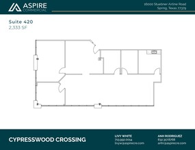 16000 Stuebner Airline Rd, Spring, TX for lease Floor Plan- Image 2 of 3