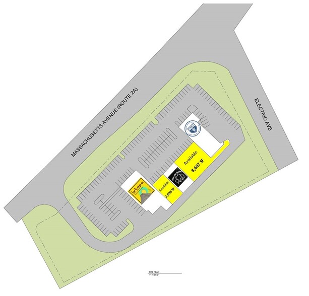 308 Massachusetts Ave, Lunenburg, MA for lease - Site Plan - Image 3 of 9