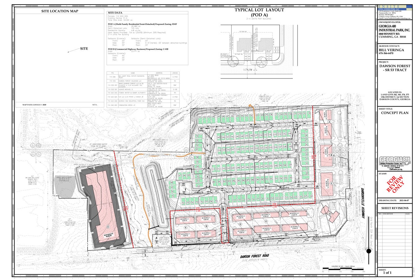 Highway 53, Dawsonville, GA 30534 Commercial Lots (Dawson Forest Rd at Hwy 53)