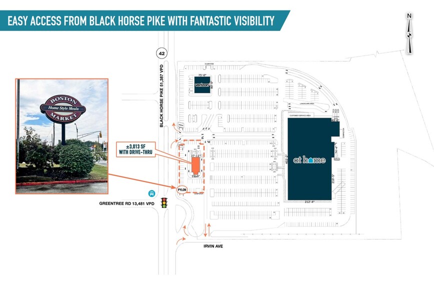 5700 Route 42, Turnersville, NJ for lease - Site Plan - Image 2 of 3