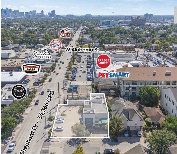 2802 S Shepherd Dr, Houston, TX for lease - Building Photo - Image 2 of 6