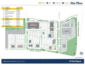 20909-20915 Gulf Fwy, Webster, TX for lease Site Plan- Image 1 of 1