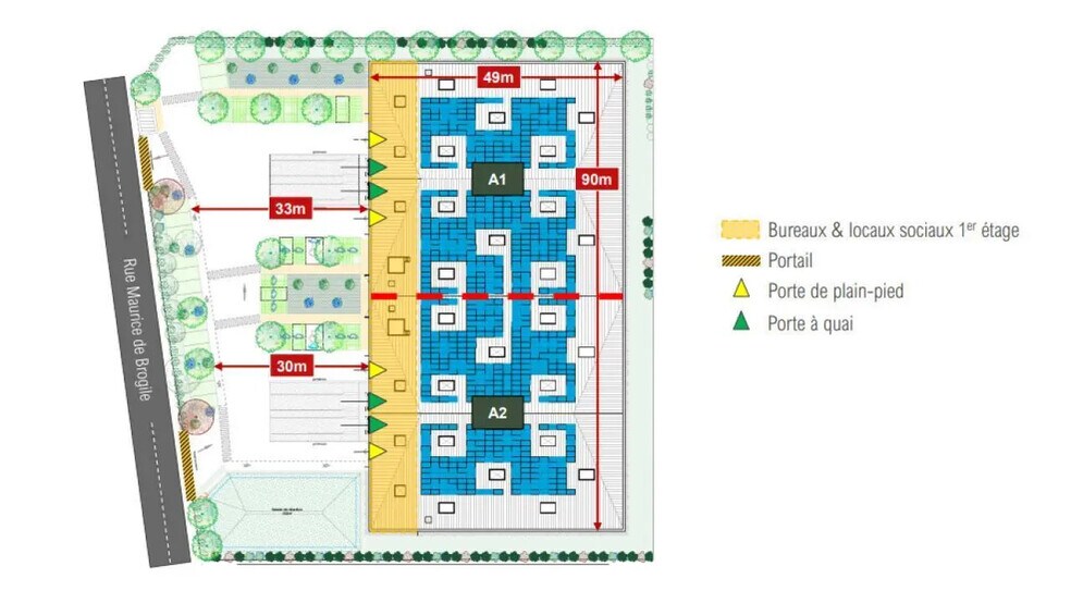 Flex in Aulnay-sous-Bois for lease - Floor Plan - Image 2 of 2