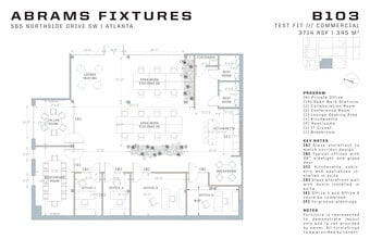 565 Northside Dr, Atlanta, GA for lease Floor Plan- Image 1 of 2