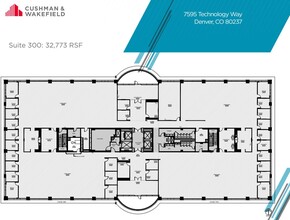 7595 TECHNOLOGY WAY, Denver, CO for lease Floor Plan- Image 1 of 1