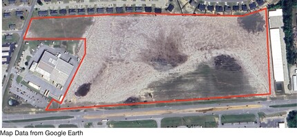 Fayetteville Road/ US Hwy 401, Raeford, NC - aerial  map view