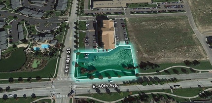 4050 N Kittredge St, Denver, CO - AERIAL  map view - Image1