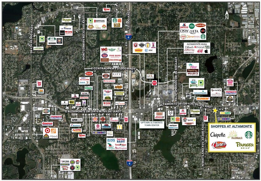 Shoppes at Altamonte portfolio of 5 properties for sale on LoopNet.com - Aerial - Image 3 of 11