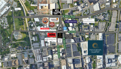 705 N Main St, Winston-Salem, NC - aerial  map view