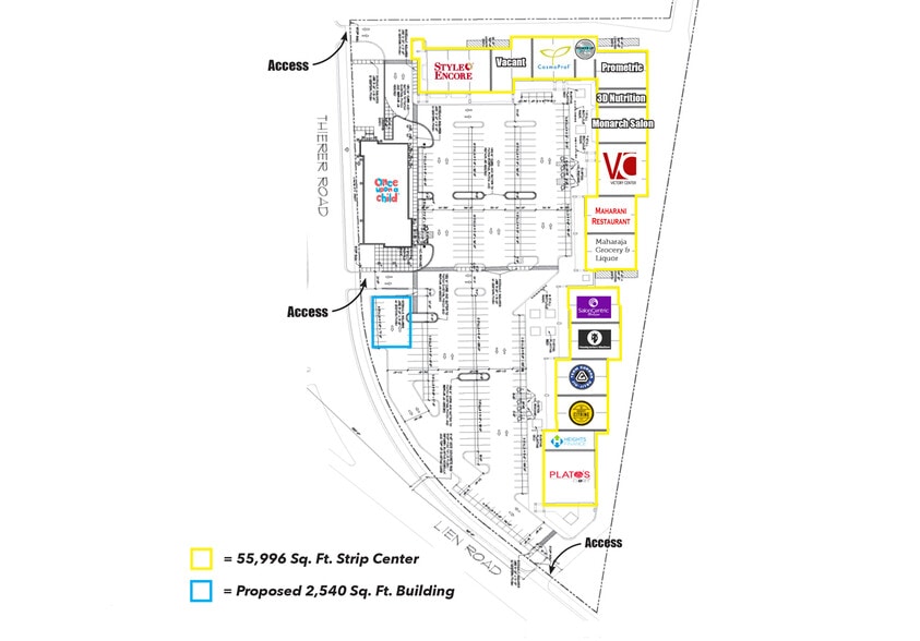 East Pointe Plaza portfolio of 2 properties for sale on LoopNet.com - Site Plan - Image 2 of 2