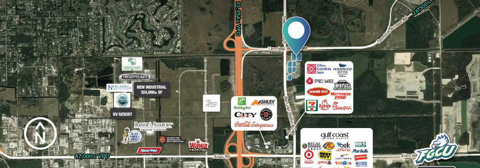 SEC Treeline Ave & Terminal Access Rd, Fort Myers, FL for sale - Building Photo - Image 2 of 3