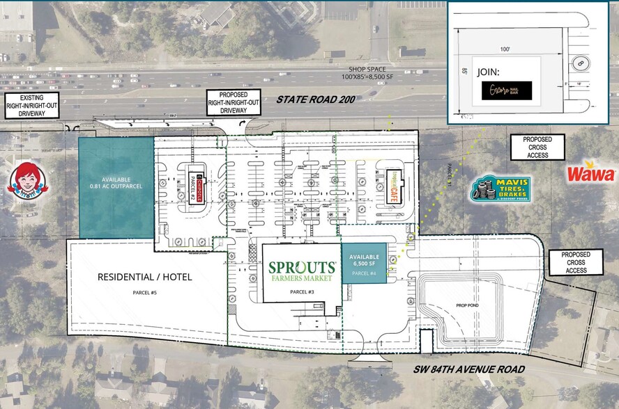 8300 SW State Road 200, Ocala, FL for lease - Site Plan - Image 1 of 5