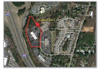 5540 Centerview Dr, Raleigh, NC - aerial  map view