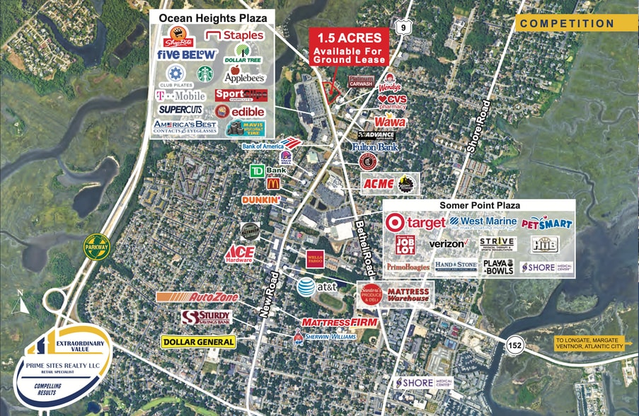 535 W. Ocean Heights Ave, Somers Point, NJ for lease - Building Photo - Image 2 of 7