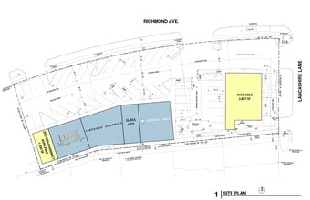 4720-4728 Richmond Ave, Houston, TX for lease Site Plan- Image 1 of 1