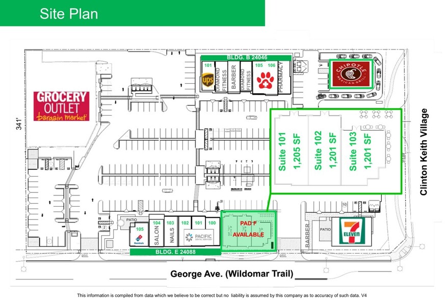 24033-24107 Clinton Keith Road, Wildomar, CA for lease - Site Plan - Image 1 of 1