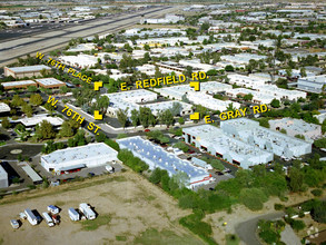 7625 E Redfield Rd, Scottsdale, AZ - aerial  map view