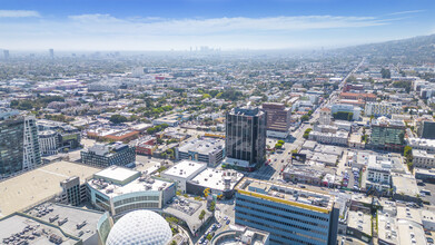 6400 W Sunset Blvd, Los Angeles, CA - aerial  map view