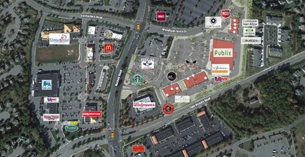 5400 Wyndham Forest Dr, Glen Allen, VA - AERIAL  map view