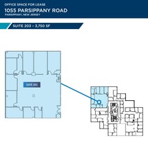 1055 Parsippany Blvd, Parsippany, NJ for lease Floor Plan- Image 1 of 1