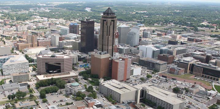 666 Walnut St, Des Moines, IA for lease - Aerial - Image 2 of 23