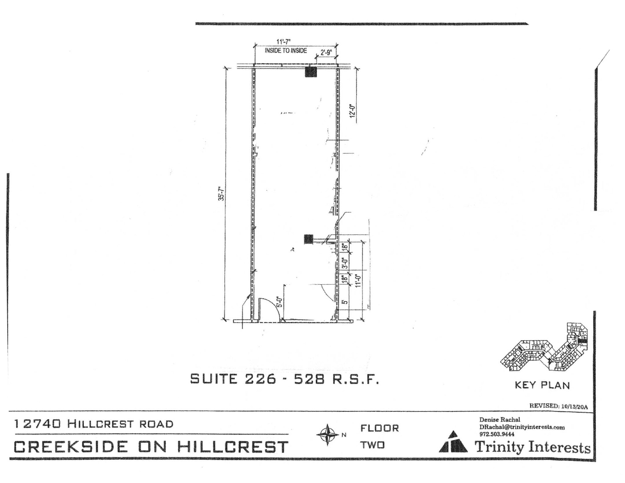12740 Hillcrest Rd, Dallas, TX for lease Floor Plan- Image 1 of 1