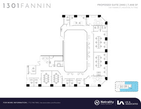 1301 Fannin St, Houston, TX for lease Floor Plan- Image 1 of 1