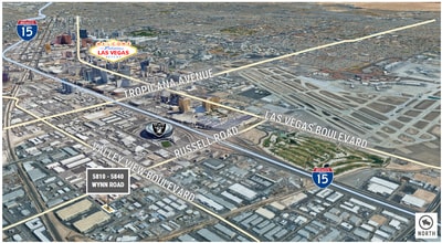 5830 Wynn Rd, Las Vegas, NV - Aerial map view