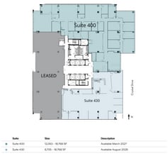 1400 Crystal Dr, Arlington, VA for lease Floor Plan- Image 1 of 1