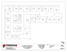 27177 Lahser Rd, Southfield, MI for lease Floor Plan- Image 1 of 1