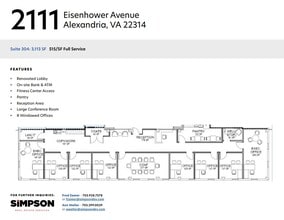 2111 Eisenhower Ave, Alexandria, VA for lease Floor Plan- Image 1 of 1