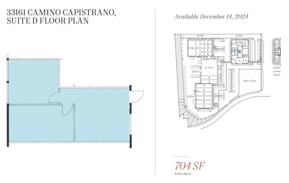 33161 Camino Capistrano, San Juan Capistrano, CA for lease Floor Plan- Image 1 of 1