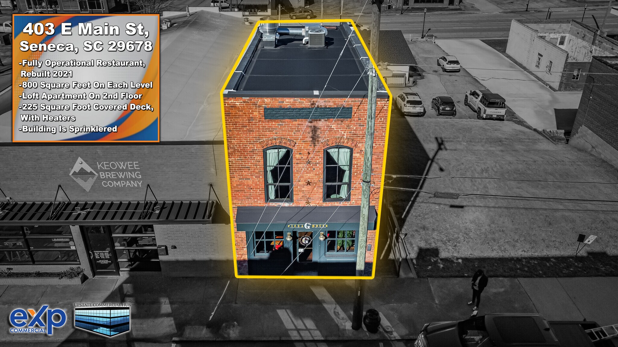 403 E Main St, Seneca, SC for sale Aerial- Image 1 of 1