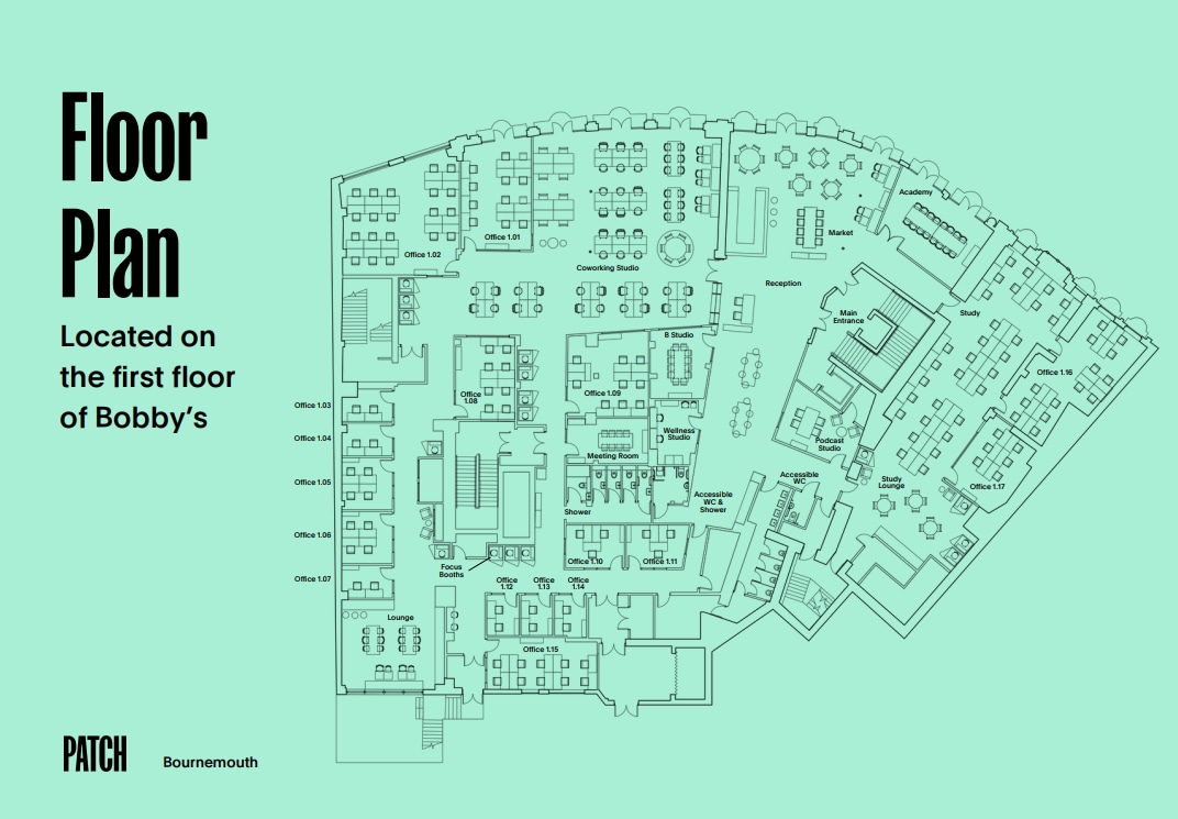 2-12 Commercial Rd, Bournemouth for lease Floor Plan- Image 1 of 1