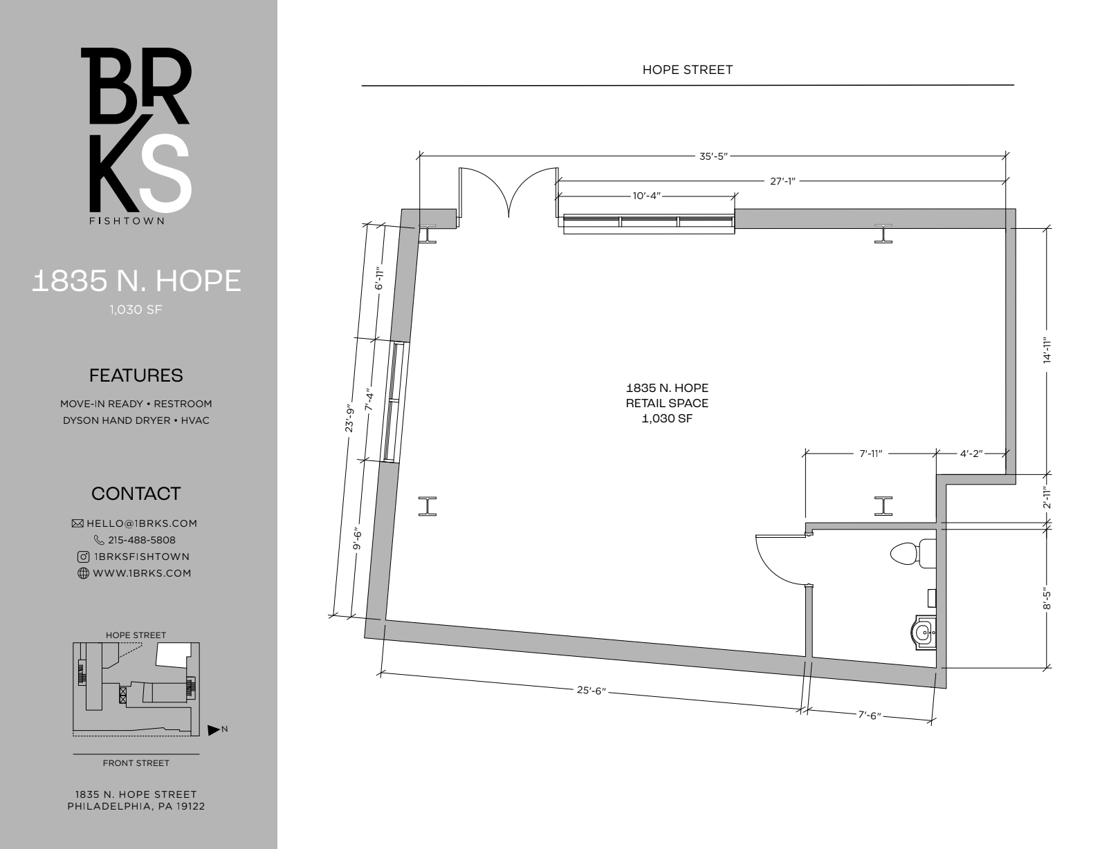 1828-1844 N Front St, Philadelphia, PA for lease Floor Plan- Image 1 of 1