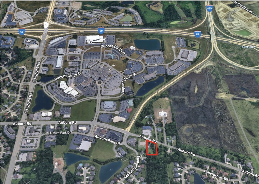 9817 Auburn Rd, Fort Wayne, IN for sale - Aerial - Image 1 of 4