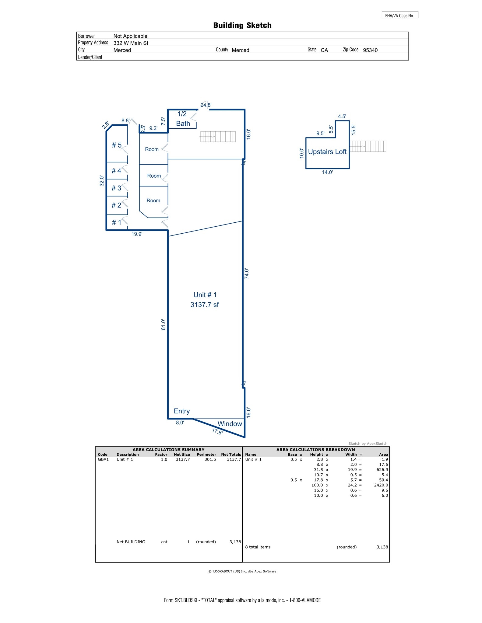 328-332 W Main St, Merced, CA for lease Site Plan- Image 1 of 1