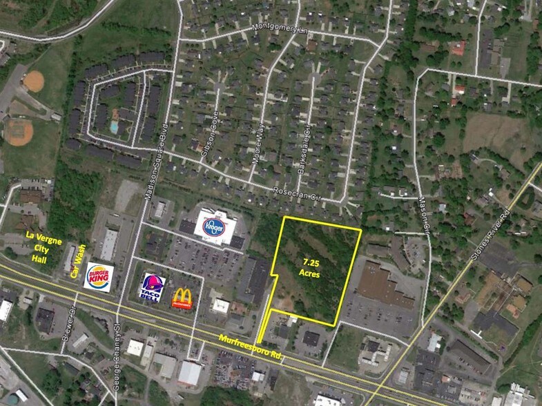Murfreesboro Rd, La Vergne, TN 37086 7.25 Ac on Murfreesboro Rd