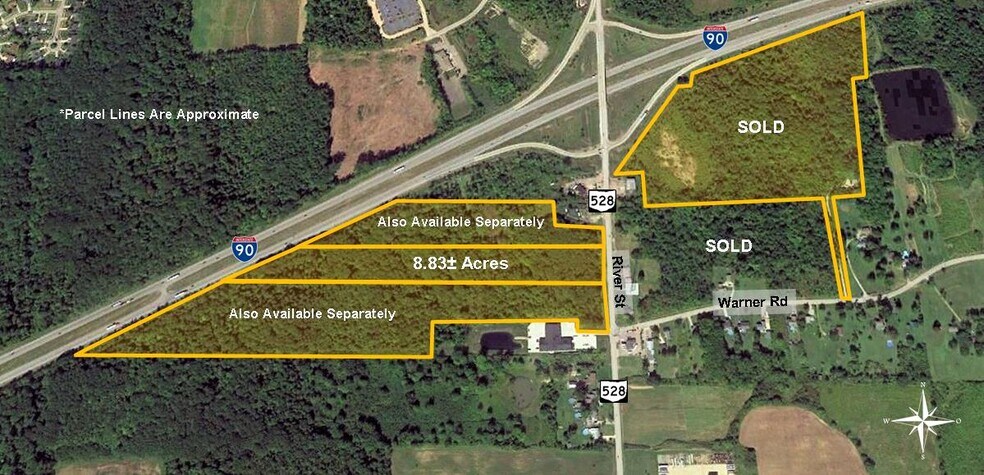 SR 528 I-90 St, Madison, OH for sale - Plat Map - Image 1 of 2