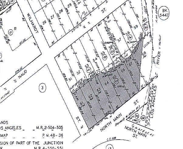 1701-1721 N Main St, Los Angeles, CA for lease - Plat Map - Image 2 of 14