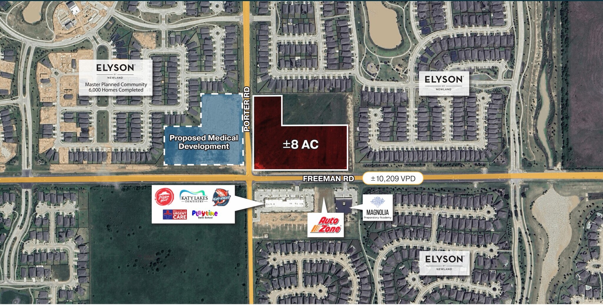 NEC Freeman Rd & Porter Rd, Katy, TX for sale Primary Photo- Image 1 of 1