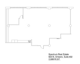 820 N Orleans St, Chicago, IL for lease Floor Plan- Image 1 of 1