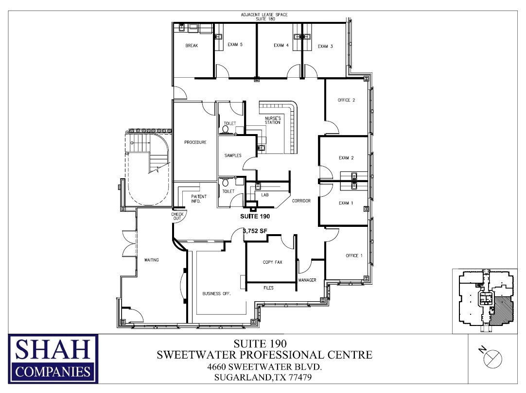 4660 Sweetwater Blvd, Sugar Land, TX for lease Floor Plan- Image 1 of 1