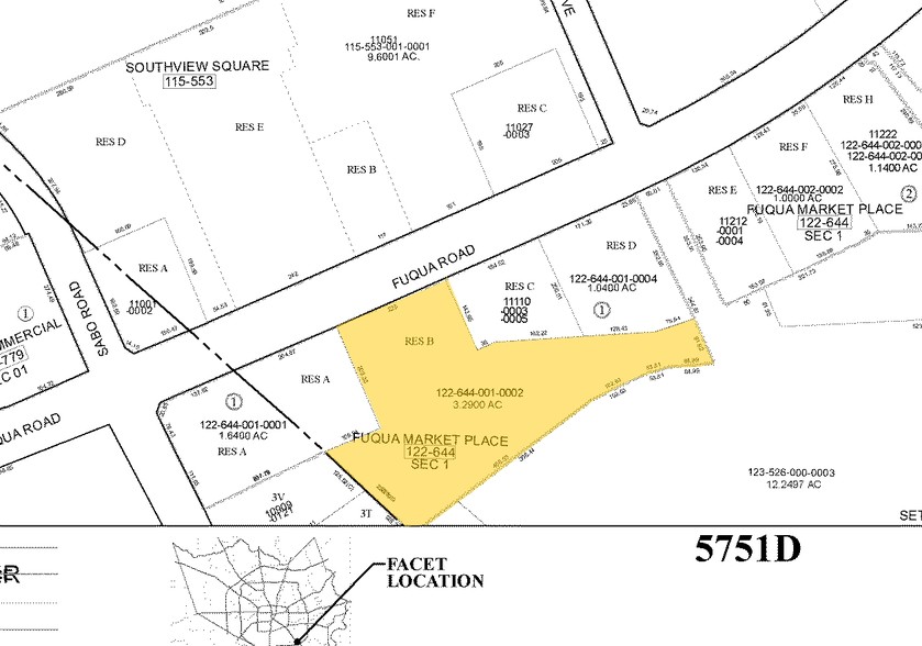 11002 Fuqua St, Houston, TX for lease - Plat Map - Image 2 of 10