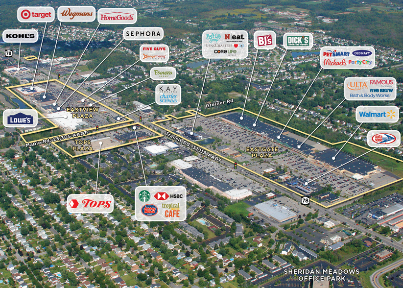 2379 Maple Rd, Williamsville, NY for lease - Aerial - Image 2 of 6