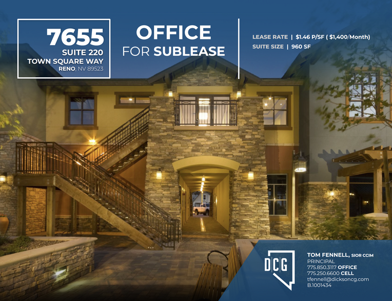 7655 Town Square Ln, Reno, NV for lease - Building Photo - Image 1 of 12