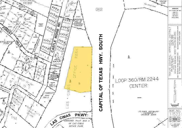 804 Las Cimas Pky, Austin, TX for sale - Plat Map - Image 1 of 1
